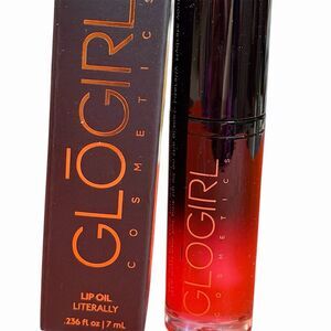 GloGirl Cosmetics Lip Oil Literally Rose Pink Shine Hydrating Gloss